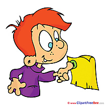 Note Boy printable Illustrations School