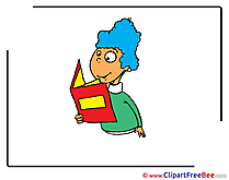 Reading Girl School download Illustration