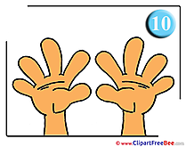 Two Hands printable School Images