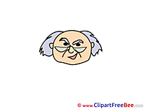Glasses Old Man Clipart Emotions free Images