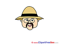 Professor Emotions Clip Art for free