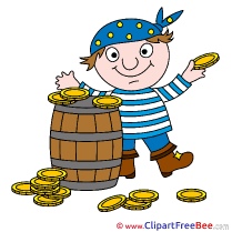 Barrel Money Pirate free Cliparts Fairy Tale