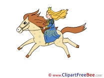 Horse Princess Fairy Tale free Images download