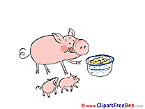 Food Piggs printable Images for download