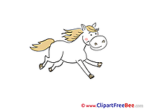 Horse printable Illustrations for free