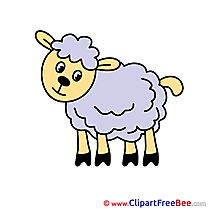 Lamb Pics printable Cliparts