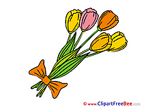 Bouquet Clipart Flowers Illustrations