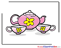 Cups Tea download Clip Art for free