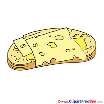 Sandwich with Cheese Clip Art download for free