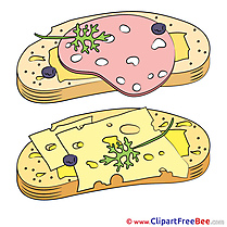 Sandwiches Cliparts printable for free