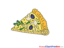 Slice of Pizza Cliparts printable for free