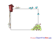 Birdhouse Frames Clip Art for free