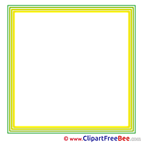 Green printable Frames Images