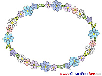 Oval Frames Clip Art for free