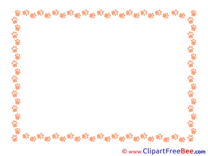 Paws Cliparts Frames for free