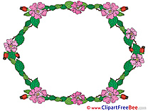 Wild Rose Frames Illustrations for free