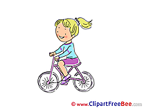 Bicycle Vacation Illustrations for free