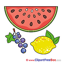 Currant Watermelon Lemon Images download free Cliparts