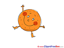 Gymnastics Orange Cliparts printable for free