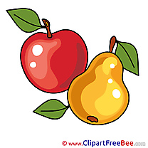 Leaves Apple Pear printable Images for download