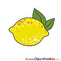 Lemon printable Illustrations for free