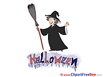 Broom Wizard Cliparts Halloween for free