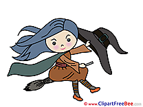 Hat Witch printable Halloween Images