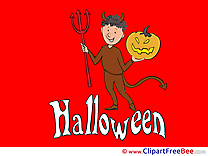 Imp Pumpkin Clip Art download Halloween
