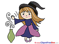 Potion Witch Halloween download Illustration