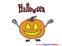 Pumpkin with Hands free Cliparts Halloween