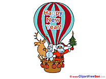 Air Balloon printable New Year Images