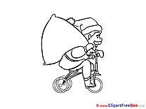 Bicycle Bag Clipart New Year free Images