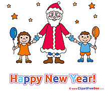 Children Santa Claus free Cliparts New Year