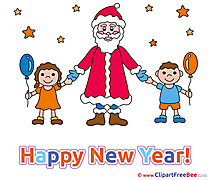 Children Santa Claus free Cliparts New Year