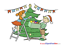 Children Tree free Illustration New Year