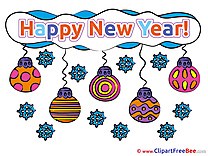 Clipart Balls New Year free Images