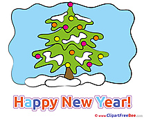 Cliparts Tree New Year for free