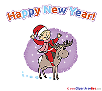 Eve Card Cliparts New Year for free