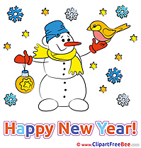 Happy Christmas printable New Year Images