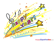 Music Clipart New Year Illustrations