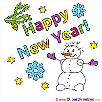 Pics Snowman New Year free Image