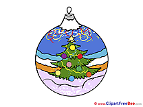 Toy Ball Clipart New Year Illustrations