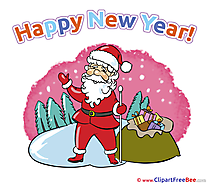 Winter Santa Claus Pics New Year free Cliparts