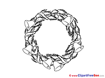 Wreath Clip Art download New Year