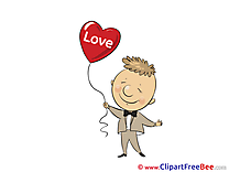 Boy Balloon Clipart Hearts free Images