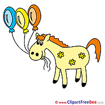 Balloons Horse free Images download