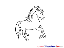 Clipart Illustrations Horse