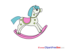 Wooden free Illustration Horse