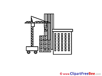 Crane Building Clipart free Image download