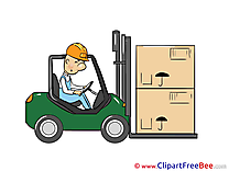 Loader Car Clipart free Illustrations